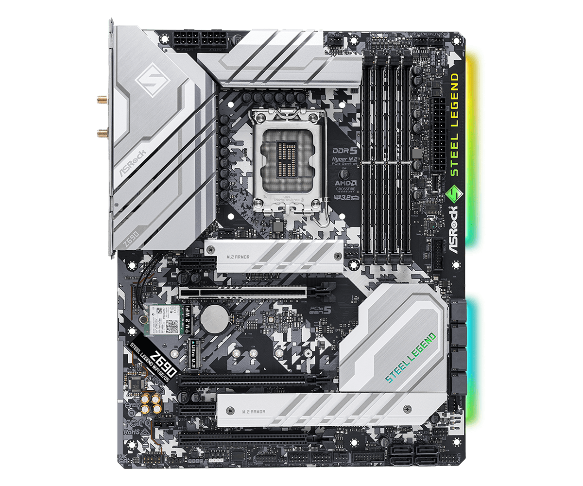 ASROCK Z690 Steel Legend WiFi  - огляд і ціна X870E Atx Motherboard
