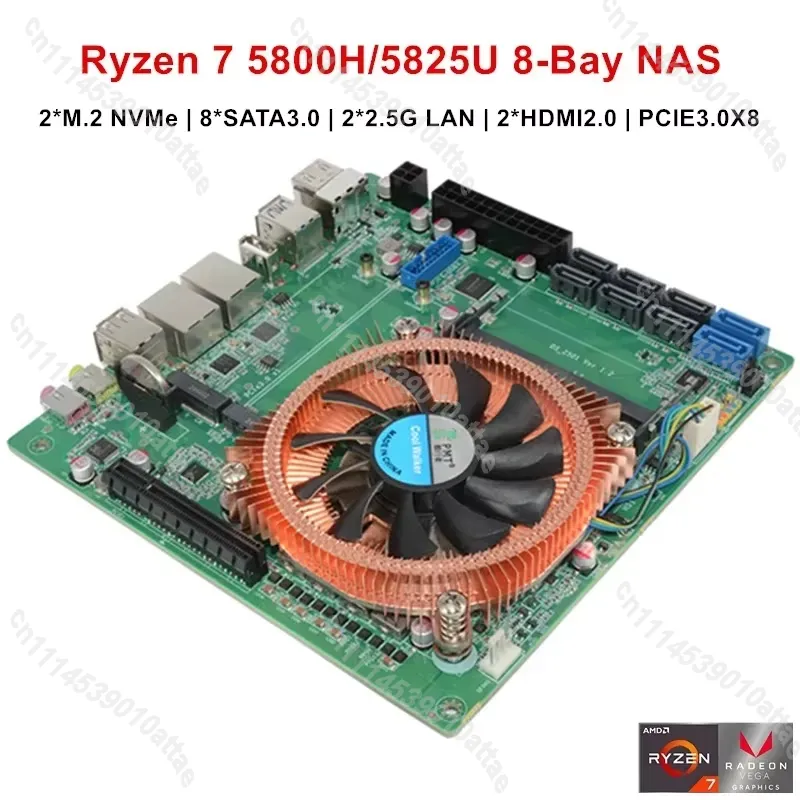 Compatible With Topton AMD Ryz - огляд і ціна Mini Itx Dual 2.5G Nas Motherboard